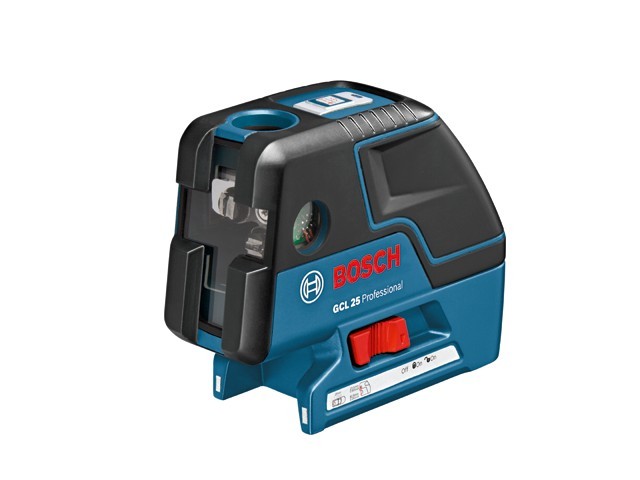 Нивелир лазерный BOSCH GCL 25 в кор. (проекция: крест, точка, до 30 м, +/- 9 мм, резьба 1/4, 5/8") Нивелир лазерный BOSCH GCL 25 в кор. (проекция: крест, точка, до 30 м, +/- 9 мм, резьба 1/4, 5/8")