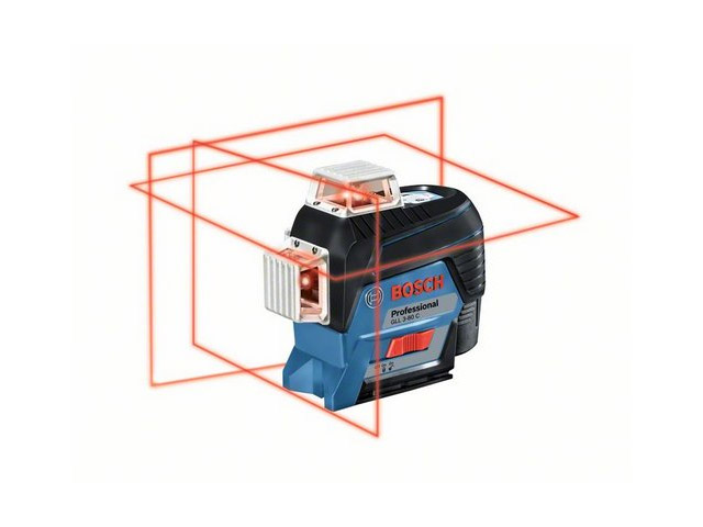 Нивелир лазерный линейный BOSCH GLL 3-80 C в кор. (проекция: 3 плоскости 360°, до 120 м, +/- 0.20 мм/м, резьба 1/4, 5/8") Нивелир лазерный линейный BOSCH GLL 3-80 C в кор. (проекция: 3 плоскости 360°, до 120 м, +/- 0.20 мм/м, резьба 1/4, 5/8")