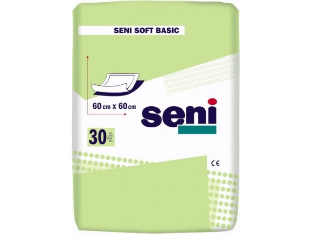 Пеленки гигиенические Soft Basic 60х60 см 30 шт. Seni Пеленки гигиенические Soft Basic 60х60 см 30 шт. Seni