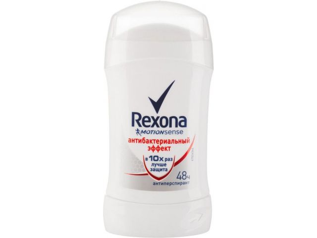Антиперспирант для тела стик Антибактериальный эффект 40 мл Rexona Антиперспирант для тела стик Антибактериальный эффект 40 мл Rexona