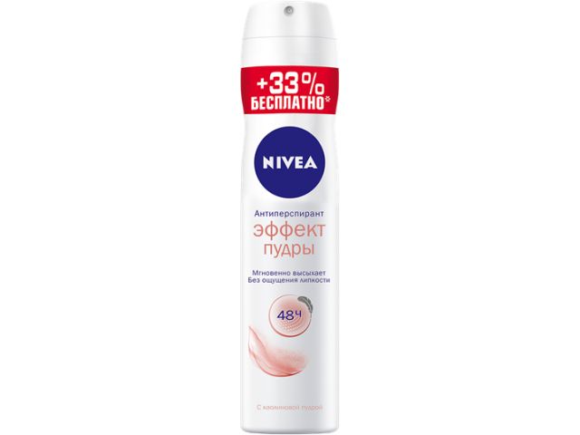 Дезодорант-антиперспирант аэрозоль Эффект Пудры 200 мл Nivea Дезодорант-антиперспирант аэрозоль Эффект Пудры 200 мл Nivea