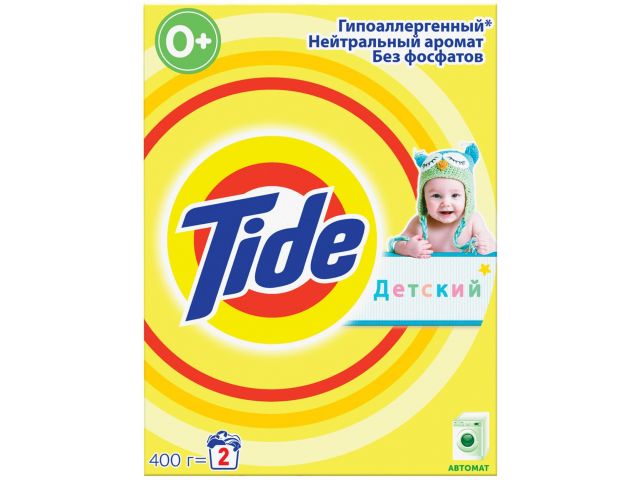 Стиральный порошок детск. Tide автомат универс. 400 г Стиральный порошок детск. Tide автомат универс. 400 г