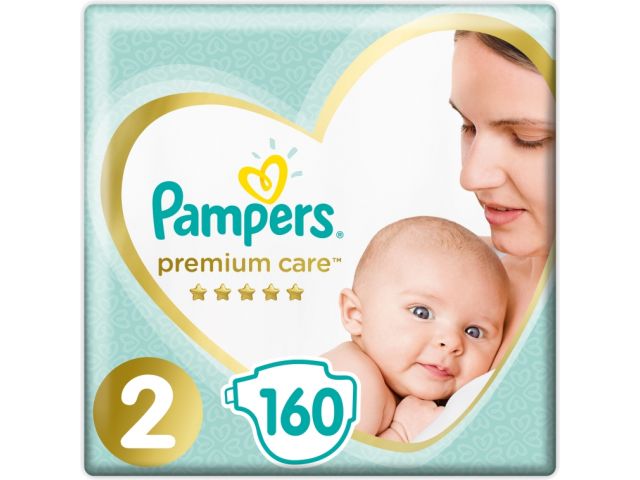 Подгузники детск. однораз. Premium Care New Baby (4-8 кг) 160 шт. Pampers Подгузники детск. однораз. Premium Care New Baby (4-8 кг) 160 шт. Pampers