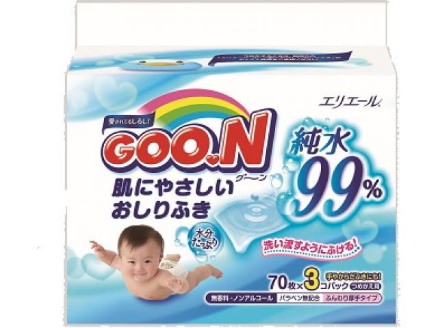 Салфетки влажные детск. Wet Refill 210 шт. Goo.N Салфетки влажные детск. Wet Refill 210 шт. Goo.N