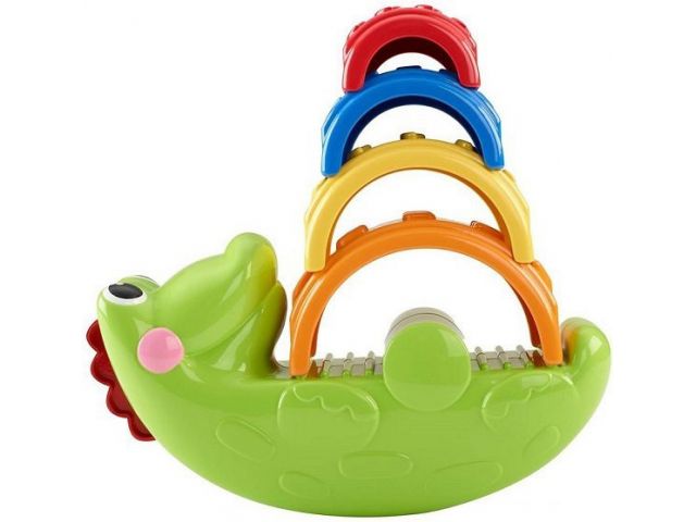Игрушка детская Пирамидка крокодильчик Fisher-Price Игрушка детская Пирамидка крокодильчик Fisher-Price