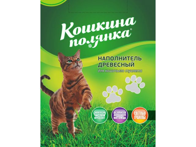 Наполнитель гигиенический древесный 15 кг Кошкина Полянка (КОШКИНА ПОЛЯНКА) Наполнитель гигиенический древесный 15 кг Кошкина Полянка (КОШКИНА ПОЛЯНКА)