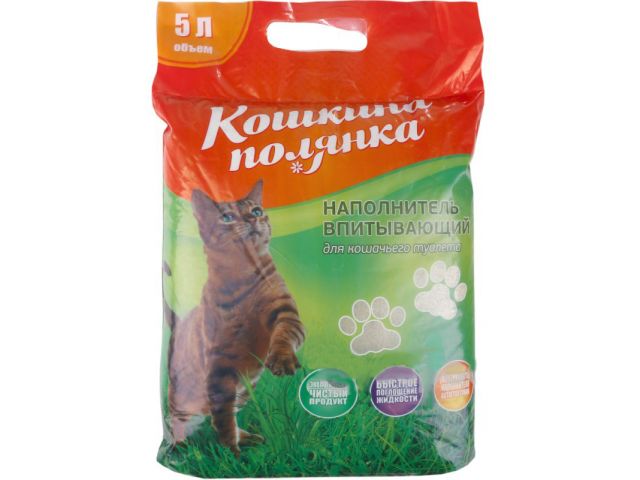 Наполнитель гигиенический целлюлозный 5 л Лянок Кошкина Полянка (КОШКИНА ПОЛЯНКА) Наполнитель гигиенический целлюлозный 5 л Лянок Кошкина Полянка (КОШКИНА ПОЛЯНКА)