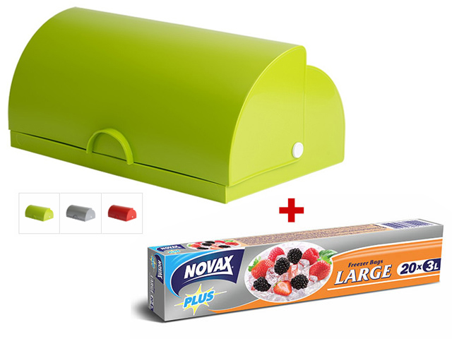 Хлебница., DRINA + Пакеты для заморозки 3л 20 шт NV Plus (ПРОМО Хлебница + пакеты для заморозки в подарок.) Хлебница., DRINA + Пакеты для заморозки 3л 20 шт NV Plus (ПРОМО Хлебница + пакеты для заморозки в подарок.)