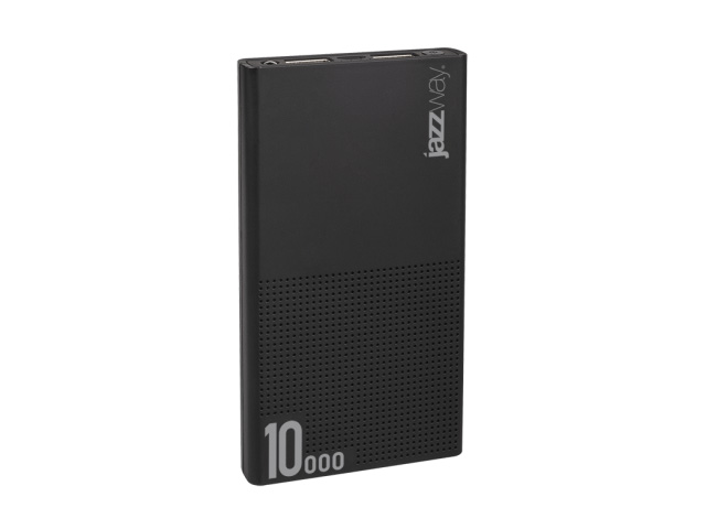 Внешний аккумулятор PB-10000-bk (черн.) JAZZWAY Внешний аккумулятор PB-10000-bk (черн.) JAZZWAY