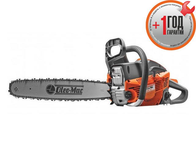 Бензопила OLEO-MAC GSH 51, шина 41 см (16"), 0.325", 1.3 мм, 66 звеньев (2.2 кВт, 3.0 л.с., 50.9 см3, вес 5.3 кг) Бензопила OLEO-MAC GSH 51, шина 41 см (16"), 0.325", 1.3 мм, 66 звеньев (2.2 кВт, 3.0 л.с., 50.9 см3, вес 5.3 кг)