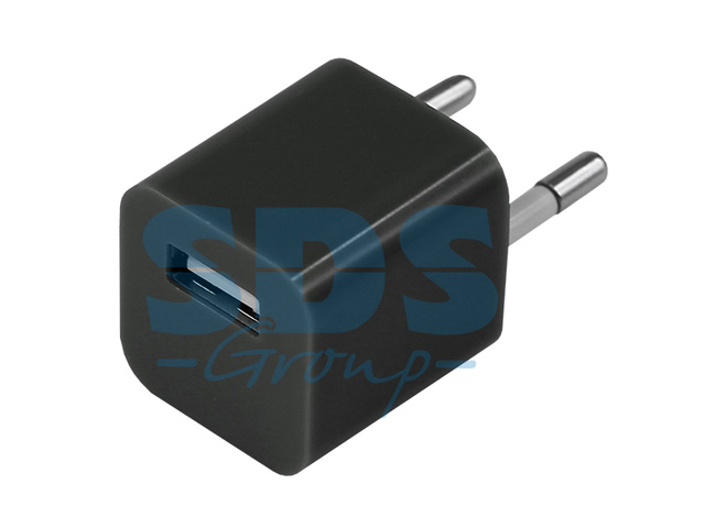 Устройство зарядное сетевое <Квадрат> USB (СЗУ) (1000 mA) черное REXANT Устройство зарядное сетевое <Квадрат> USB (СЗУ) (1000 mA) черное REXANT