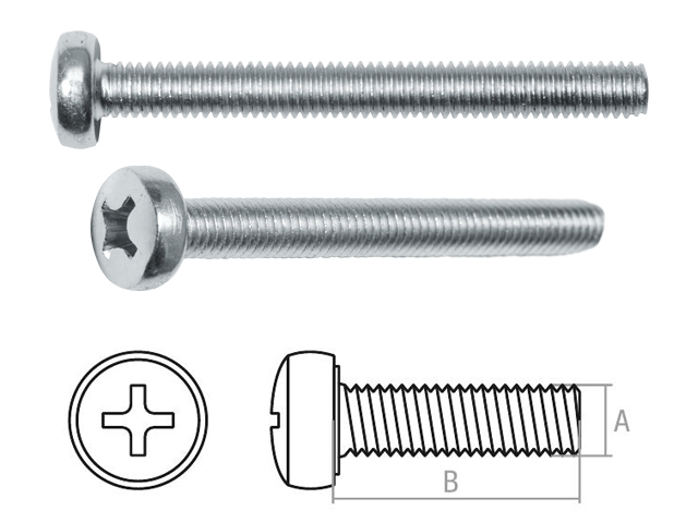 Винт М4х70 мм полусф. головка, цинк, DIN 7985 (10 шт в зип-локе) STARFIX Винт М4х70 мм полусф. головка, цинк, DIN 7985 (10 шт в зип-локе) STARFIX
