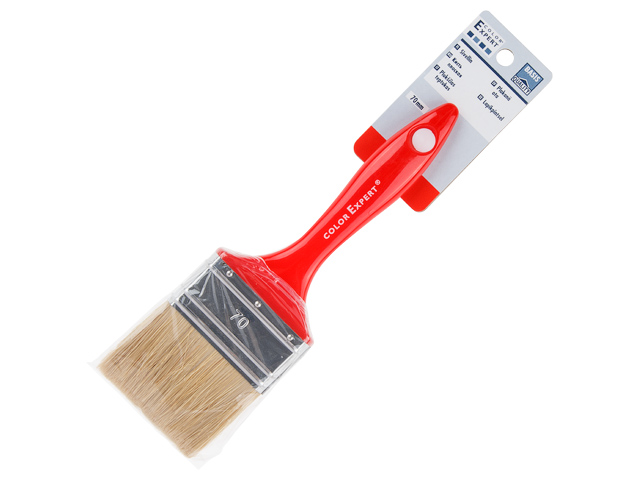 Кисть плоская 0,5"-20мм смеш. щетина (стены, фасады) COLOR EXPERT (покраска стен и фасадов) Кисть плоская 0,5"-20мм смеш. щетина (стены, фасады) COLOR EXPERT (покраска стен и фасадов)