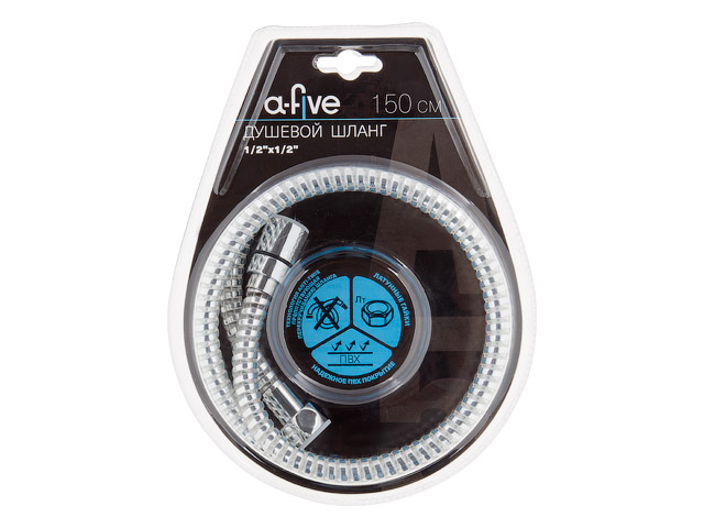 Душевой шланг1/2"х1/2" 150см A5-004 A-five Душевой шланг1/2"х1/2" 150см A5-004 A-five
