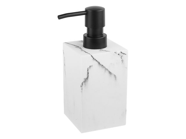 Диспенсер (дозатор) для мыла MARBLE, белый, PERFECTO LINEA (Композитный материал: полирезин под натуральный камень) Диспенсер (дозатор) для мыла MARBLE, белый, PERFECTO LINEA (Композитный материал: полирезин под натуральный камень)