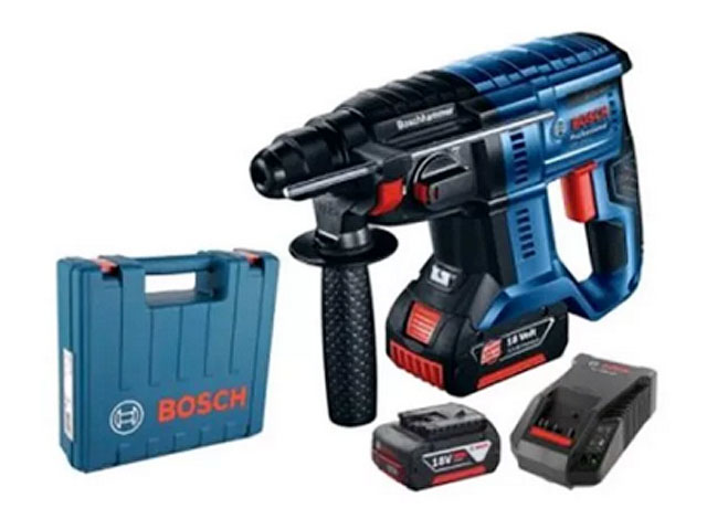 Аккум. перфоратор BOSCH GBH 180-LI в чем. (18.0 В, 2 акк., 4.0 А/ч Li-Ion, 2.0 Дж, вес 2.3 кг,) Аккум. перфоратор BOSCH GBH 180-LI в чем. (18.0 В, 2 акк., 4.0 А/ч Li-Ion, 2.0 Дж, вес 2.3 кг,)