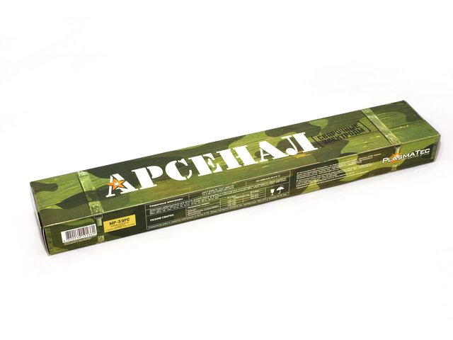 Электроды МР-3 ф 3мм (уп. 2,5 кг) ТМ Арсенал (ООО "СЗСЭ") Электроды МР-3 ф 3мм (уп. 2,5 кг) ТМ Арсенал (ООО "СЗСЭ")