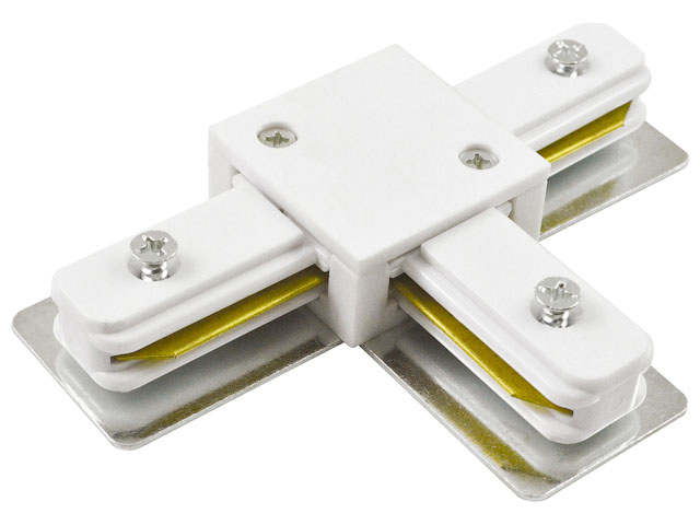 Коннектор PTR CT-WH T-обр., белый JAZZWAY (для трековых систем PTR) Коннектор PTR CT-WH T-обр., белый JAZZWAY (для трековых систем PTR)