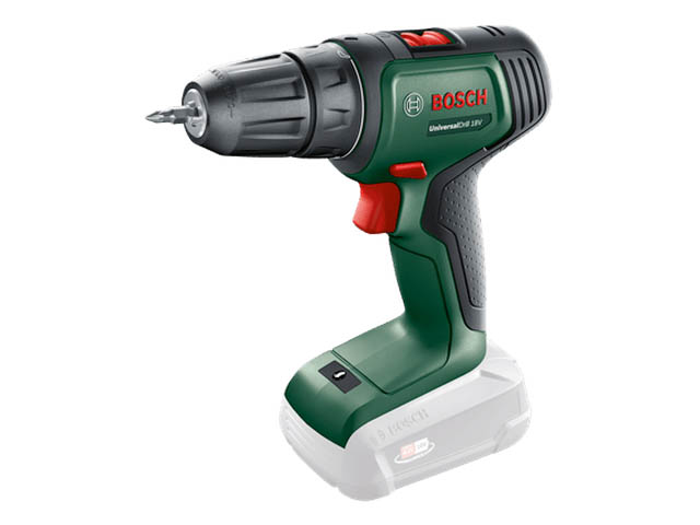 Аккум. дрель-шуруповерт BOSCH UniversalDrill 18V в чем. (18.0 В, 2 акк., 1.5 А/ч Li-Ion, 2 скор., 30 Нм, шурупы до 8 мм) Аккум. дрель-шуруповерт BOSCH UniversalDrill 18V в чем. (18.0 В, 2 акк., 1.5 А/ч Li-Ion, 2 скор., 30 Нм, шурупы до 8 мм)