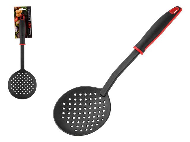 Шумовка, CHEF, черная, PERFECTO LINEA Шумовка, CHEF, черная, PERFECTO LINEA