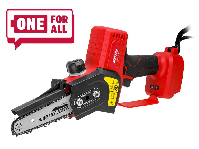 Аккум. мини-пила WORTEX CEC 2518 ALL1 XLT в кор. ALL1 XLT SOLO БЕСЩЕТ., 18 В, 15 см (шина 15 см, 1/4", 3 мм) Аккум. мини-пила WORTEX CEC 2518 ALL1 XLT в кор. ALL1 XLT SOLO БЕСЩЕТ., 18 В, 15 см (шина 15 см, 1/4", 3 мм)