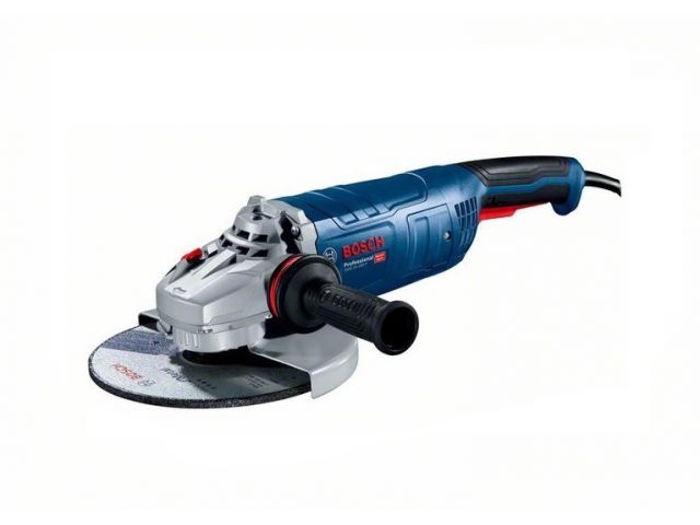 Двуручная углошлифмашина BOSCH GWS 24-230 P в кор. (2400 Вт, диск 230х22 мм, вибро, без регул. об.) Двуручная углошлифмашина BOSCH GWS 24-230 P в кор. (2400 Вт, диск 230х22 мм, вибро, без регул. об.)
