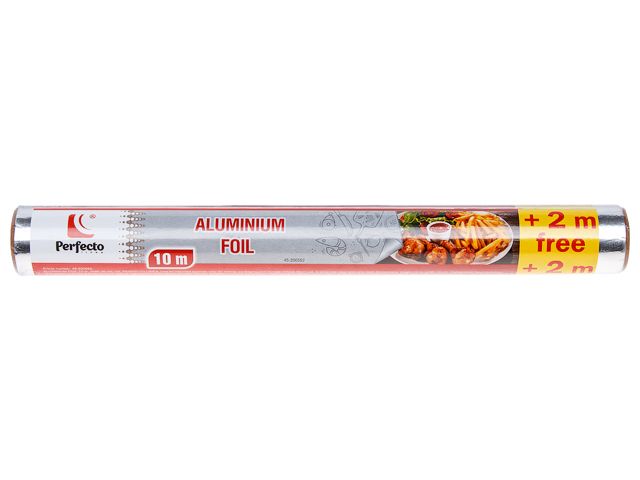 Фольга алюминиевая 10+2м х 30 см, PERFECTO LINEA (100% качество. Длина 10 м + 2 м бесплатно; ширина 30 см; плотность 9 мкм.) Фольга алюминиевая 10+2м х 30 см, PERFECTO LINEA (100% качество. Длина 10 м + 2 м бесплатно; ширина 30 см; плотность 9 мкм.)