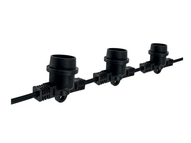 Гирлянда для освещения PBL-S20/L06+1,5 Black, E27, IP65 JAZZWAY (На 20 ламп E27) Гирлянда для освещения PBL-S20/L06+1,5 Black, E27, IP65 JAZZWAY (На 20 ламп E27)