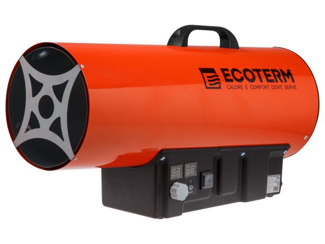 Нагреватель воздуха газ. Ecoterm GHD-50T прям., 50 кВт, термостат, переносной (Мощность 50кВт; Производительность 872 м3/ч; Тип газа: Пропан; Термоста Нагреватель воздуха газ. Ecoterm GHD-50T прям., 50 кВт, термостат, переносной (Мощность 50кВт; Производительность 872 м3/ч; Тип газа: Пропан; Термоста