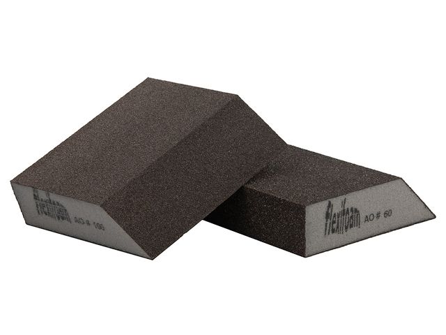 Губка абразивная 98х69х26мм Р100 Angle Flexifoam (УГЛОВАЯ) (ABRAforce) Губка абразивная 98х69х26мм Р100 Angle Flexifoam (УГЛОВАЯ) (ABRAforce)