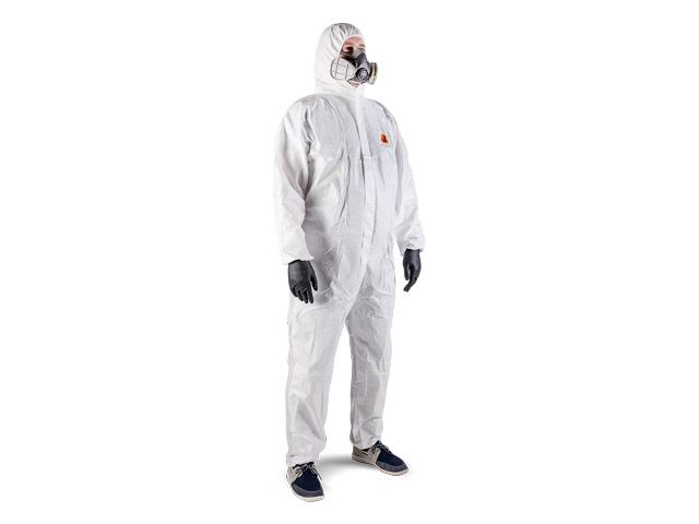 Защитный комбинезон JPC65 (р-р 4XL), Jeta Safety (материал MР, плотность 65 г/м2. На спине - вставка из <дышащего> материала) Защитный комбинезон JPC65 (р-р 4XL), Jeta Safety (материал MР, плотность 65 г/м2. На спине - вставка из <дышащего> материала)