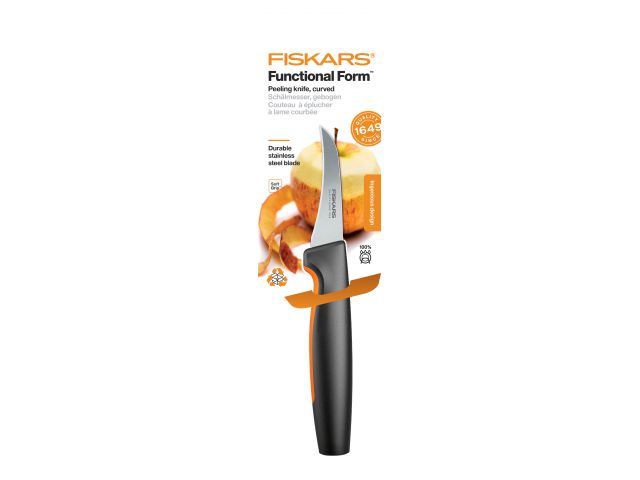 Нож для корнеплодов 7 см с изогнутым лезвием Functional Form Fiskars Нож для корнеплодов 7 см с изогнутым лезвием Functional Form Fiskars