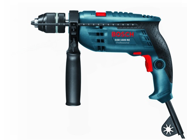 Дрель ударная BOSCH GSB 1600 RE в кор. (710 Вт, патрон БЗП, 1 скор.) Дрель ударная BOSCH GSB 1600 RE в кор. (710 Вт, патрон БЗП, 1 скор.)