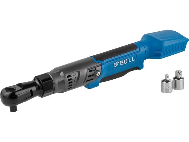 Аккум. угловая трещотка (гайковерт) BULL CRW 9020 в кор. XLTpro 90 Нм, 0-200 об/мин., LED (внешний квадрат, 1/2", 1.18 кг) Аккум. угловая трещотка (гайковерт) BULL CRW 9020 в кор. XLTpro 90 Нм, 0-200 об/мин., LED (внешний квадрат, 1/2", 1.18 кг)