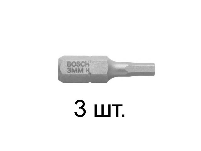 Набор бит шестигран. HEX 4Х49 XH (3шт) (BOSCH) Набор бит шестигран. HEX 4Х49 XH (3шт) (BOSCH)