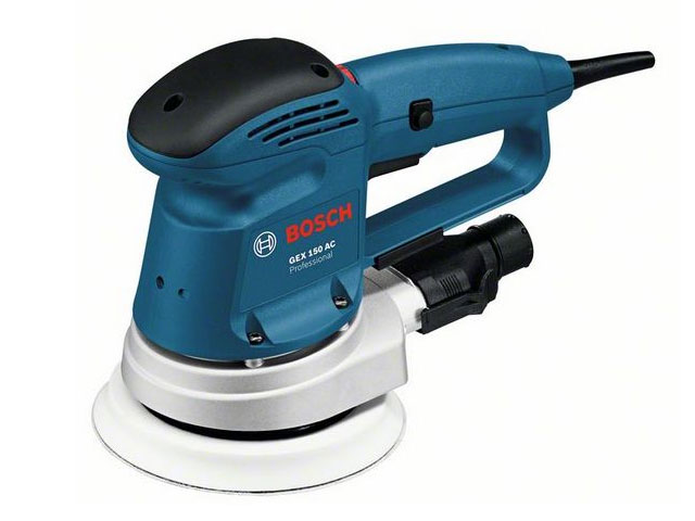 Эксцентриковая шлифмашина BOSCH GEX 150 AC в кор. (340 Вт, 150 мм, 9000 - 24000 кол/мин, регул. об.) Эксцентриковая шлифмашина BOSCH GEX 150 AC в кор. (340 Вт, 150 мм, 9000 - 24000 кол/мин, регул. об.)