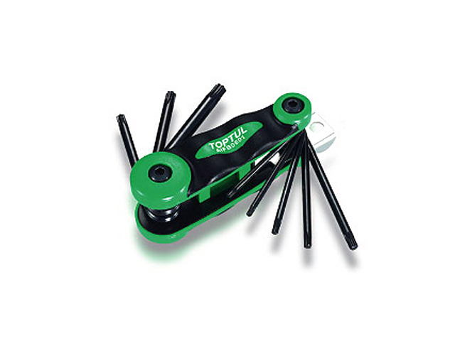Набор ключей Torx T9-Т40 8шт TOPTUL Набор ключей Torx T9-Т40 8шт TOPTUL