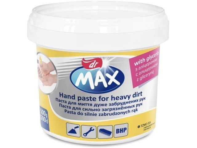 Паста с глицерином для особо загрязненных рук Dr. Max New 500г.(5900516292263) Паста с глицерином для особо загрязненных рук Dr. Max New 500г.(5900516292263)