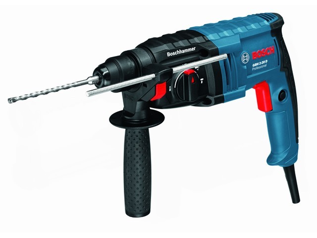 Перфоратор BOSCH GBH 2-20 D в чем. (650 Вт, 1.7 Дж, 3 реж., патрон SDS-plus, вес 2.3 кг) Перфоратор BOSCH GBH 2-20 D в чем. (650 Вт, 1.7 Дж, 3 реж., патрон SDS-plus, вес 2.3 кг)