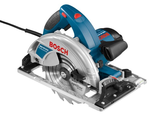 Циркулярная пила BOSCH GKS 65 GCE в кор. (1800 Вт, 190х30 мм, до 65 мм, регул. об.) Циркулярная пила BOSCH GKS 65 GCE в кор. (1800 Вт, 190х30 мм, до 65 мм, регул. об.)