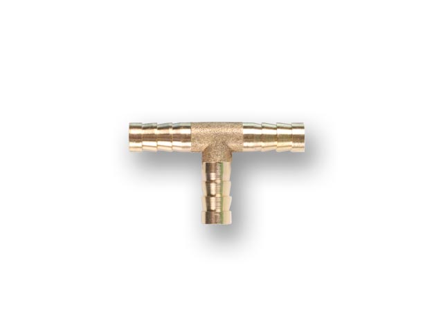 Соединение елочка 8 мм Т-образное (латунь) ECO Соединение елочка 8 мм Т-образное (латунь) ECO