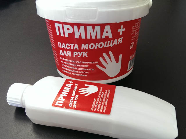 Паста моющая д/рук 100мл. "Прима Плюс" (МАРТА) Паста моющая д/рук 100мл. "Прима Плюс" (МАРТА)
