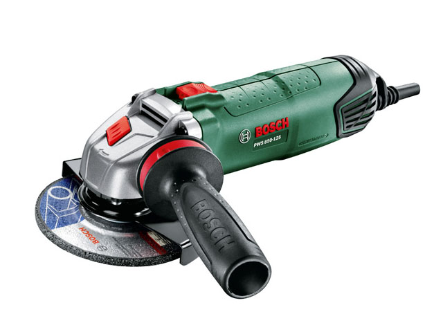 Одноручная углошлифмашина BOSCH PWS 850-125 в кор. (850 Вт, диск 125х22 мм, без регул. об.) Одноручная углошлифмашина BOSCH PWS 850-125 в кор. (850 Вт, диск 125х22 мм, без регул. об.)