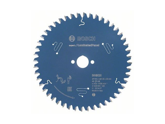 Диск пильный 165х20 мм 48 зуб. по композитн. матер. EXPERT FOR LAMINATED PANEL BOSCH (твердоспл. зуб) Диск пильный 165х20 мм 48 зуб. по композитн. матер. EXPERT FOR LAMINATED PANEL BOSCH (твердоспл. зуб)