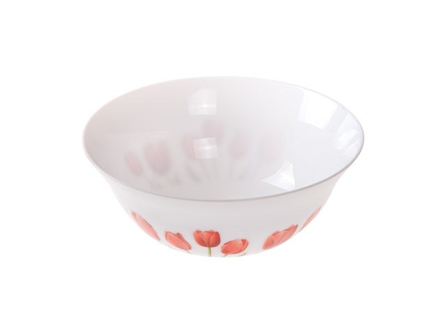 Салатник стеклокерамический, 210 мм, круглый, серия Сад тюльпанов, DIVA LA OPALA (Collection Ivory) Салатник стеклокерамический, 210 мм, круглый, серия Сад тюльпанов, DIVA LA OPALA (Collection Ivory)
