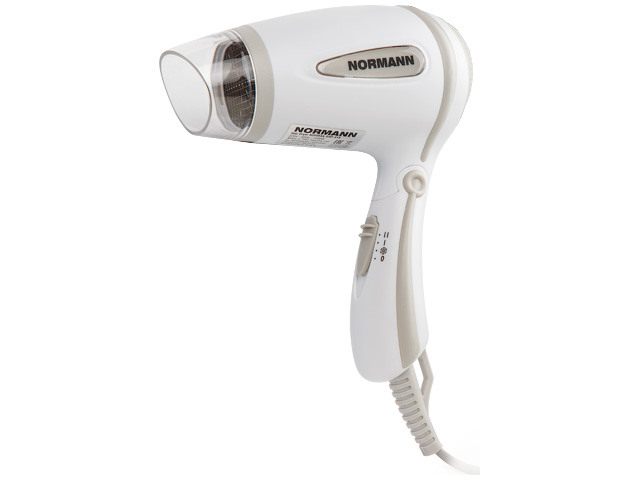 Фен NORMANN AHD-418 (1200 Вт; 2 режима; холод.обд.; складная ручка) Фен NORMANN AHD-418 (1200 Вт; 2 режима; холод.обд.; складная ручка)
