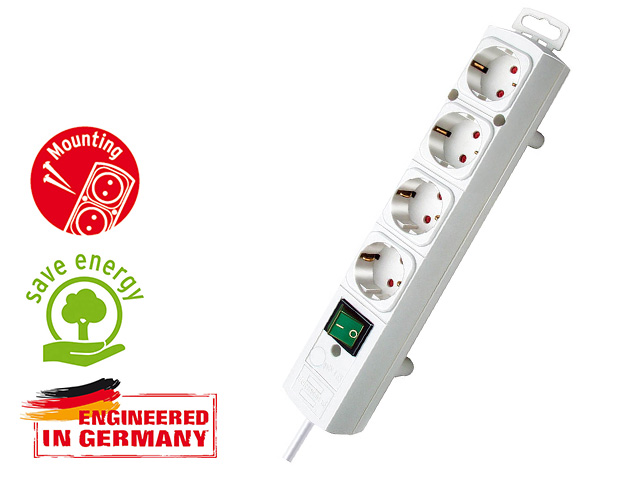 Удлинитель 2м (4 роз., 3.3кВт, с/з, выкл., ПВС) белый Brennenstuhl Comfort-Line (провод 3х1,5мм2; сила тока 16А; с/з - с заземляющим контактом) Удлинитель 2м (4 роз., 3.3кВт, с/з, выкл., ПВС) белый Brennenstuhl Comfort-Line (провод 3х1,5мм2; сила тока 16А; с/з - с заземляющим контактом)