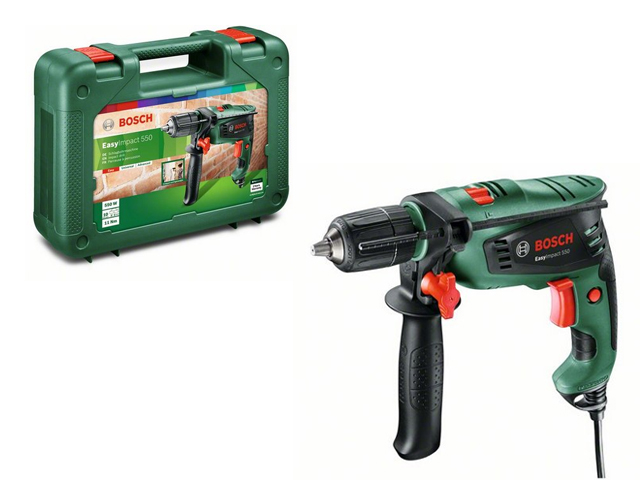 Дрель ударная BOSCH EasyImpact 550 в чем. (550 Вт, патрон БЗП, 1 скор.) Дрель ударная BOSCH EasyImpact 550 в чем. (550 Вт, патрон БЗП, 1 скор.)