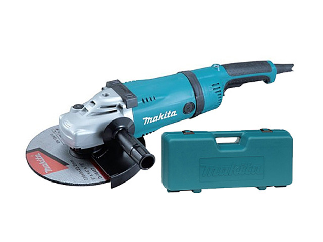 Двуручная углошлифмашина MAKITA GA 9030 SFK 01 в чем. (2400 Вт, диск 230х22 мм, вибро, плавный пуск, без регул. об.) Двуручная углошлифмашина MAKITA GA 9030 SFK 01 в чем. (2400 Вт, диск 230х22 мм, вибро, плавный пуск, без регул. об.)