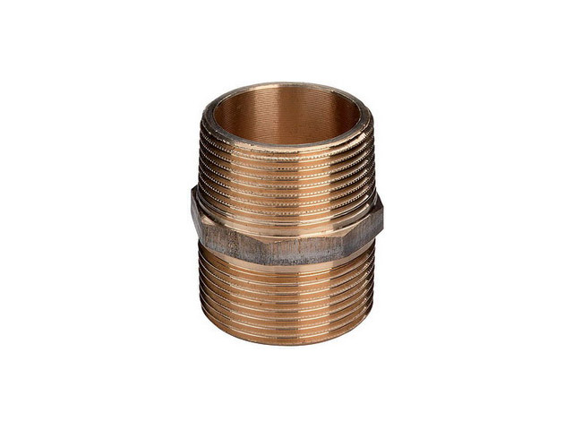 Ниппель нар.-нар. 3/4", бронза, Viega Ниппель нар.-нар. 3/4", бронза, Viega